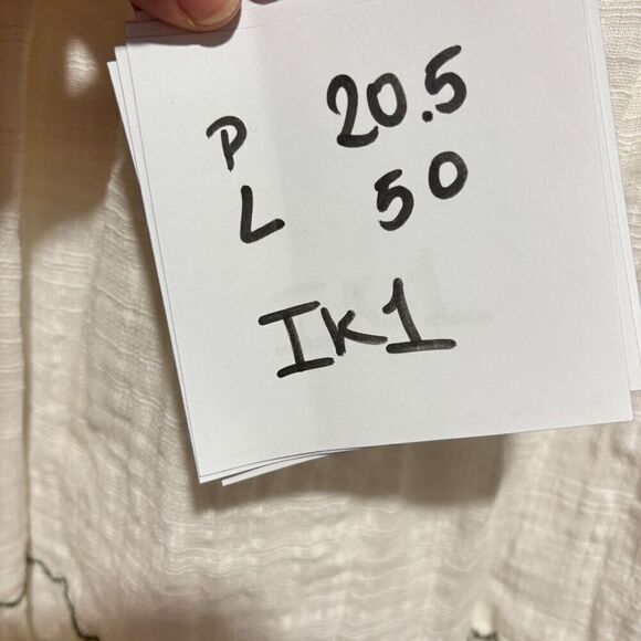 NWT Max Studio Women's Large White Embroidered Round Neck Sleeveless Maxi Dress‎ - Picture 15 of 15